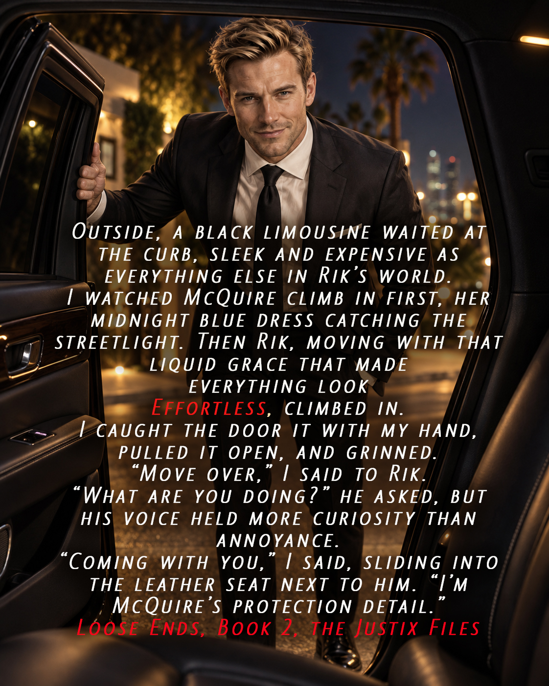 Jessick Entering the Limo