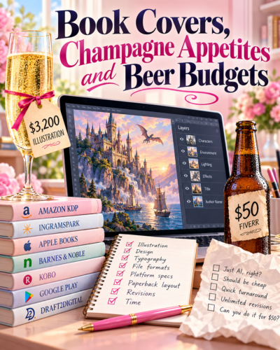 Illustration for Book Covers, Champagne Appetizers and Beer Budgets