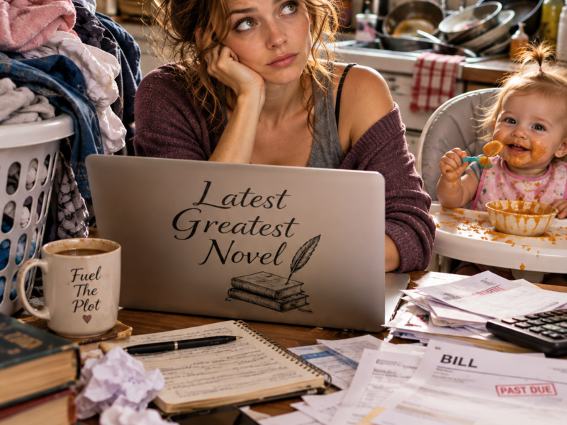 A working writer's unpaid life.